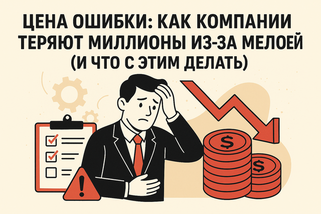 Цена ошибки: как компании теряют миллионы из-за мелочей (и что с этим делать)